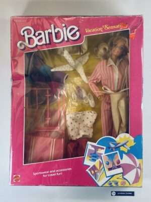 Barbie Vacation Sensations 1988 #1675 has never been removed from the box.