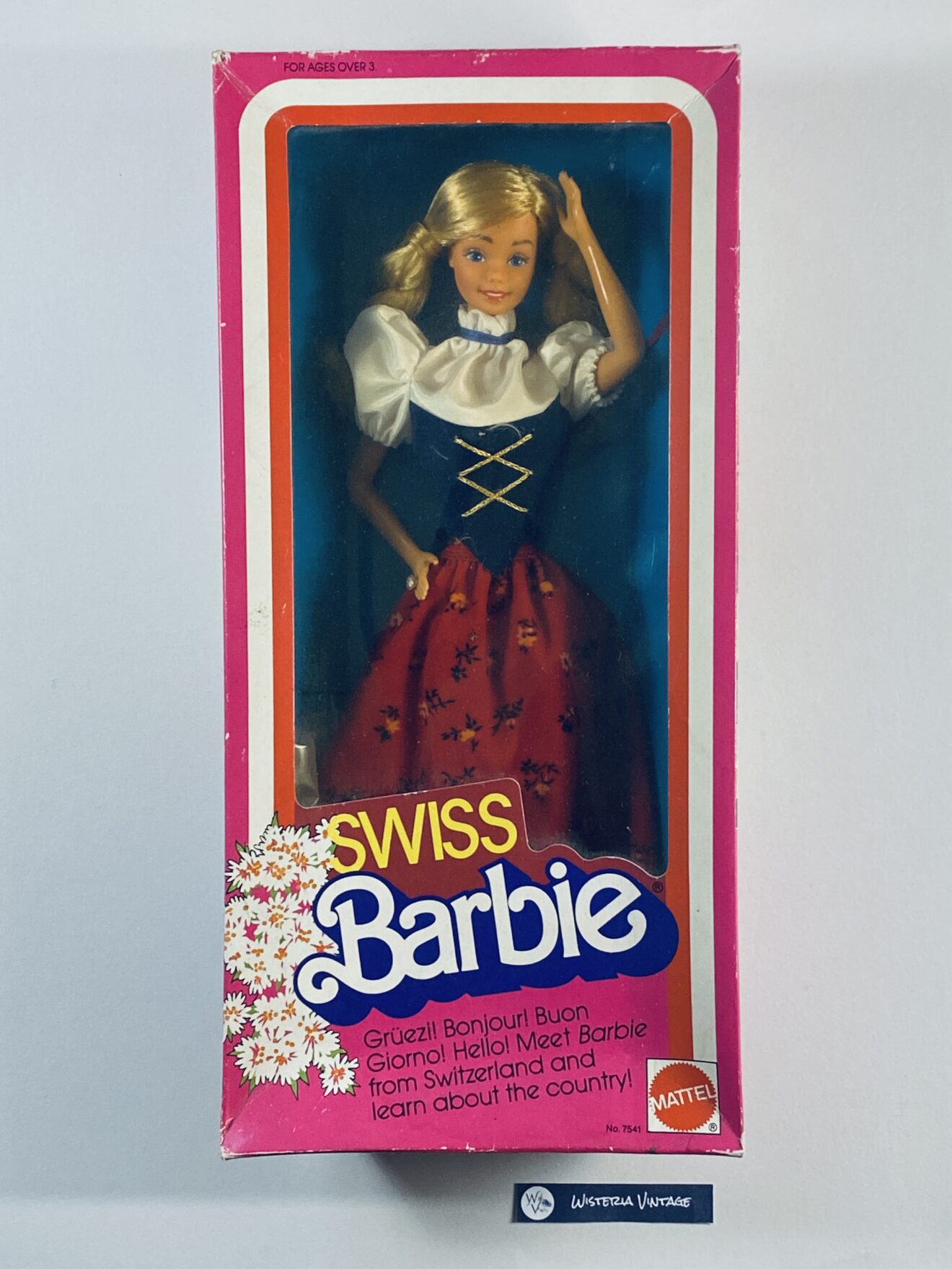 Barbie Swiss 1984 #4873 has never been removed from the box.