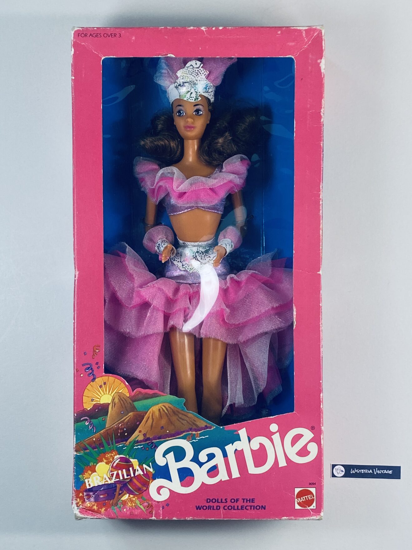 Barbie Brazilian 1989 #9094 is new in box.