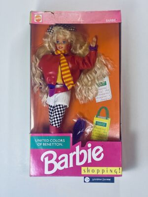 Barbie Benetton 1991 #4873 is new in box. The box has some issues.